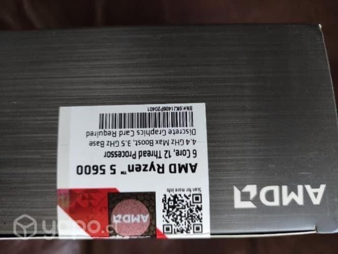 Procesador ryzen 5600 nuevo y sellado