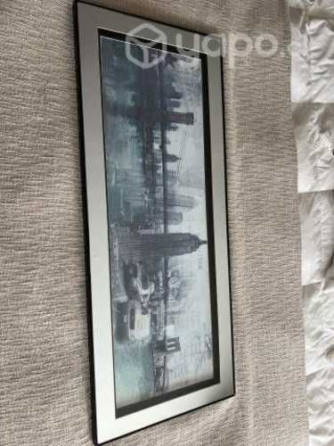 Cuadro 40x100 Marco Espejo