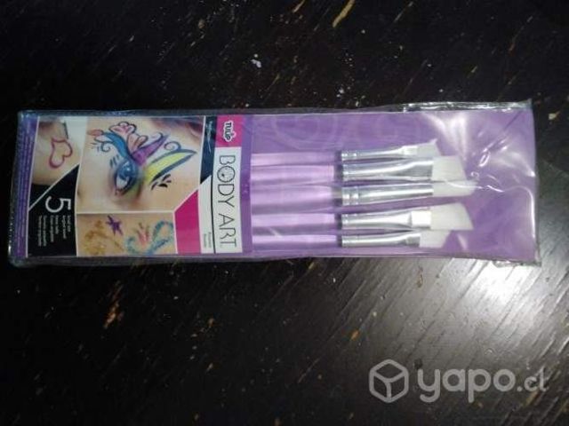 Pinceles profesionales para caritas pintadas