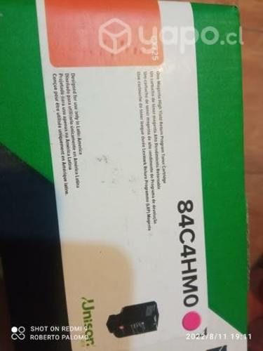 Pack lexmark 84c4hm0 y Colores originales de alta