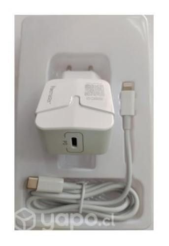 Cargador de pared para iphone quick charge tipo c