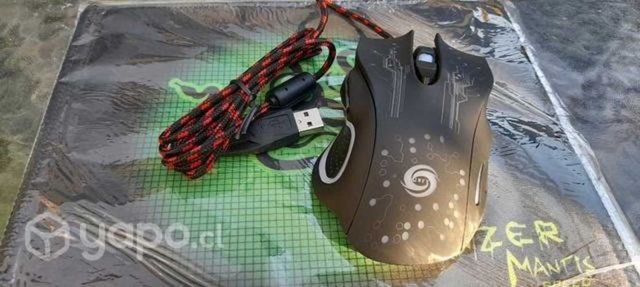 Pack mouse led y mousepad gamer