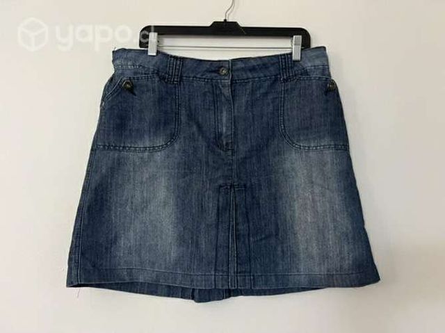 Mini Falda Elástica Marca Rainforest Talla 44