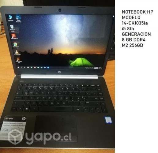Notebook hp de octaba generacion