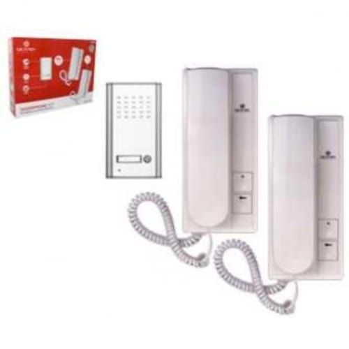 Dos citofonos c/portero metal 150 mt