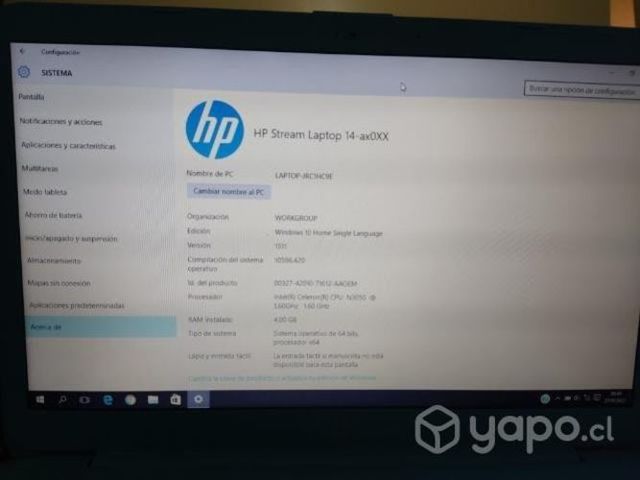 HP Stream Laptop 14-ax0XX