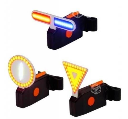 Luz de Bicicleta Led Recargable Diseño de Rayo