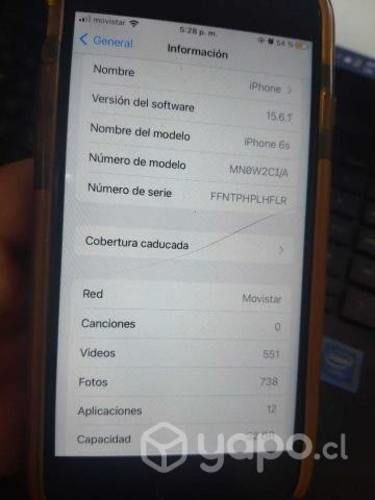 iphone 6s usado