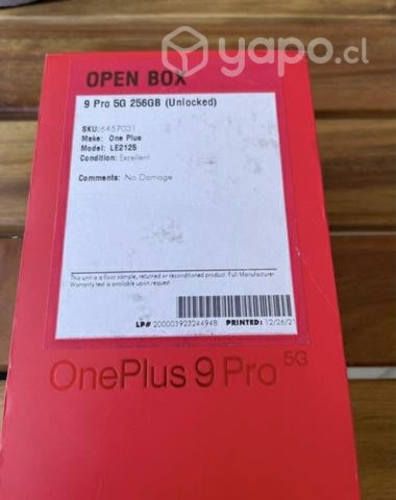 Celular nuevo ONE PLUS 9 PRO