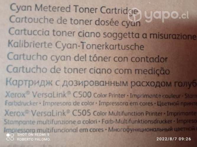 Toner xerox versalink c500/c505 originales