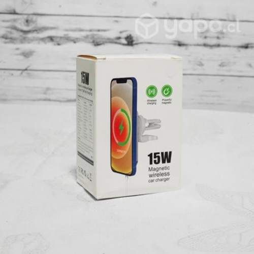 Cargador inalambrico para celular con soporte para