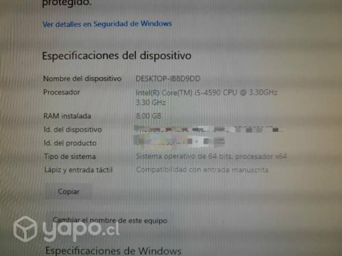 Computador de escritorio HP
