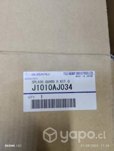 Kit guardafangos tras