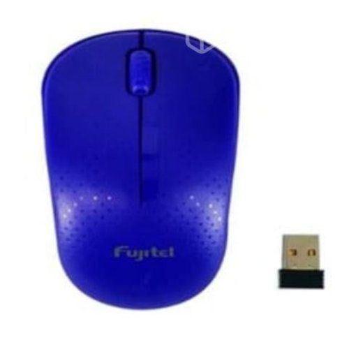 Mouse optico inalambrico azul usb, fujitel