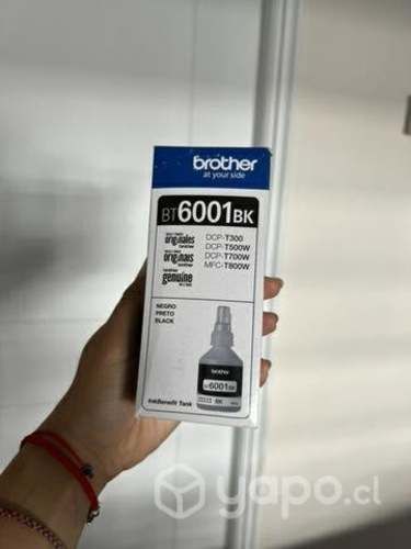 Tinta Brother bt6001bk - Negro