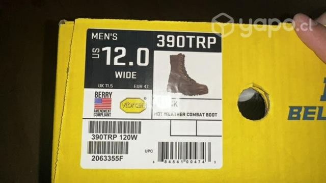 Botas militares Belleville talla 12 nuevas