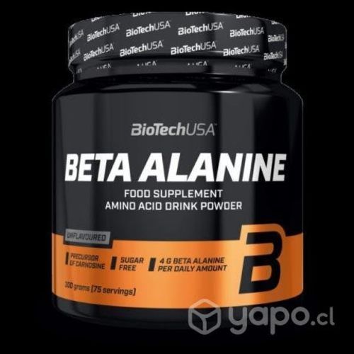 BiotechUSA Beta-Alanina 300 gramos Pre Entreno