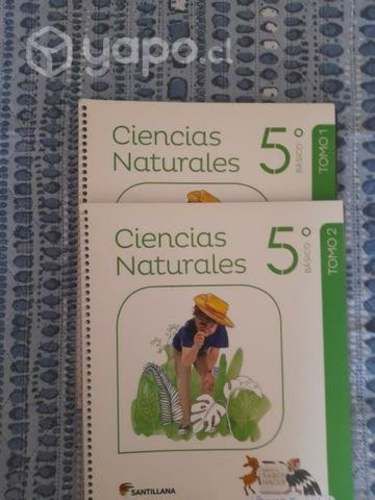 Libros Ciencias Naturales 5° Básico