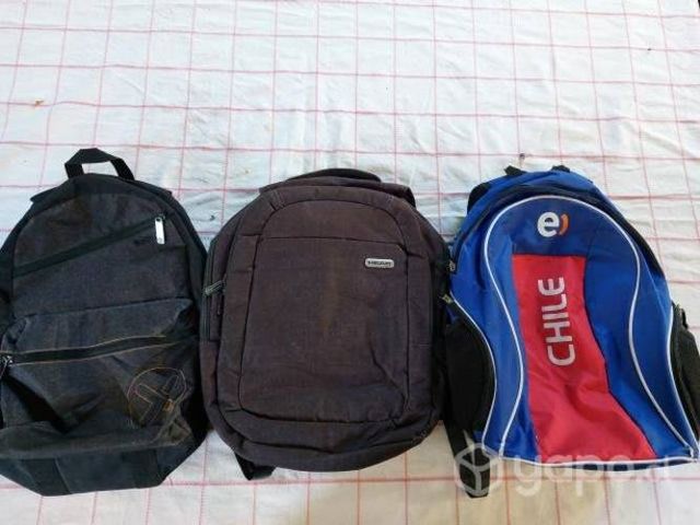 Pack de 3 mochilas ( una para notebook)