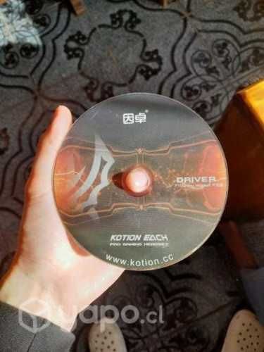 Audifonos gamer USB Kotion Each + driver instalado