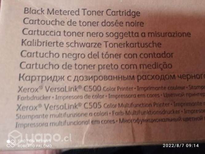 Toner xerox versalink c505 Black original
