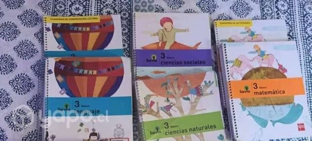 Libros textos 3ero básico SM proyecto savia