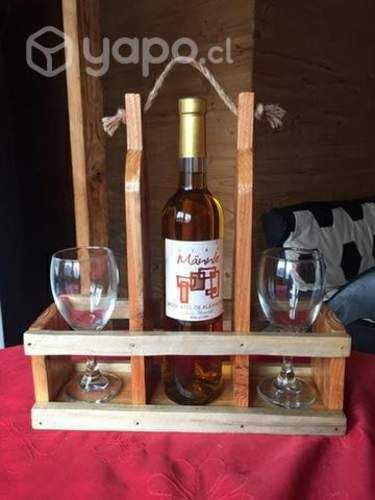 Botellero en madera