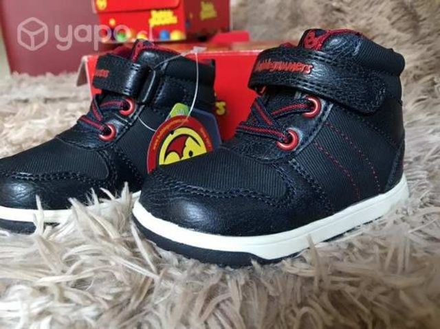 Botin azul Bubble Gummers cuero #21