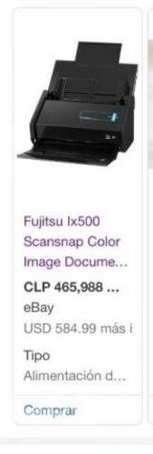 Scanner Snap ix500 Poco Uso