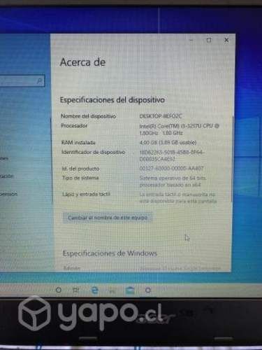 Notebook acer aspire v5-472-6699