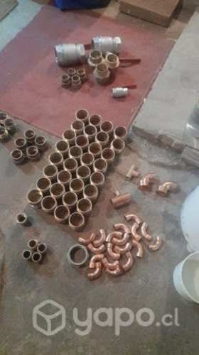 Fiting de bronce y cobre