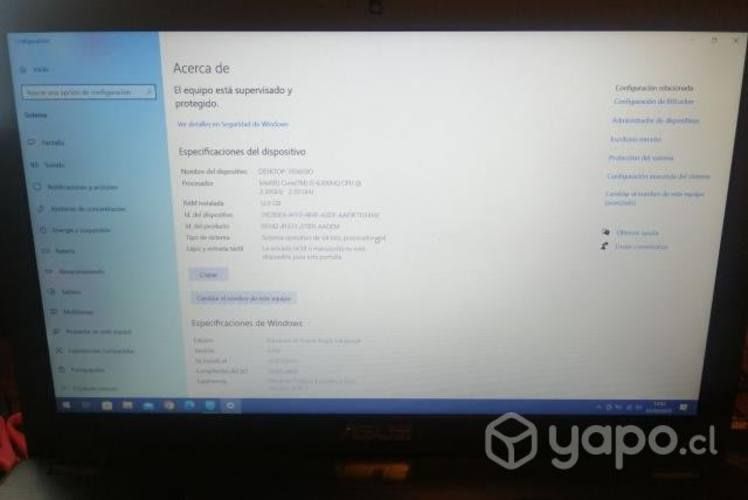 Notebook Gamer ASUS + Monitor 27"