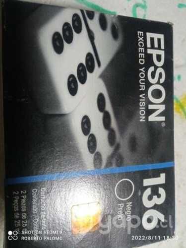 Packs doble de tintas Epson 136 black original