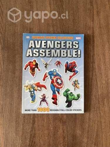 Libro sticker Marvel comics