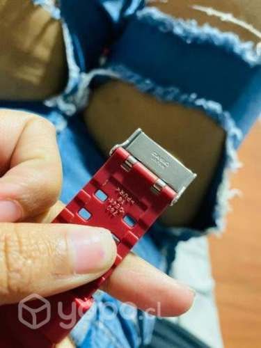 Reloj casio G-shock GA-100B-4A rojo