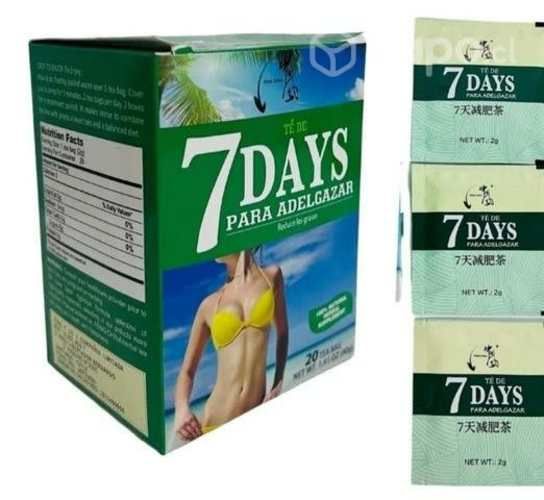 Té 7 Días Para Adelgazar Pack 8 Cajas De 20 Bolsas