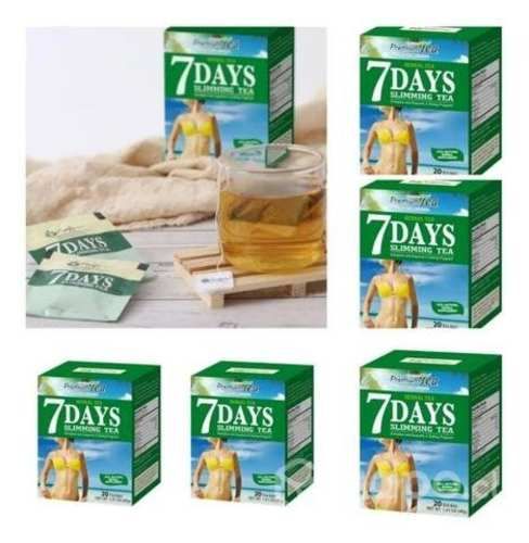 Té 7 Días Para Adelgazar Pack 8 Cajas De 20 Bolsas