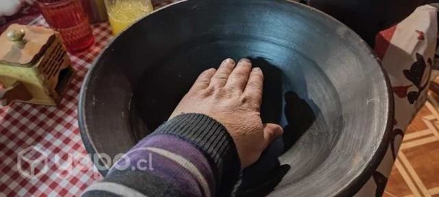 Parrilla para asado en greda