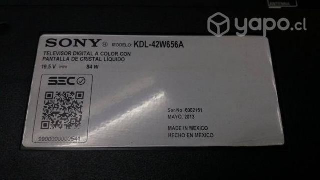 Sony Bravia KDL-42W656A (repuestos-originales)
