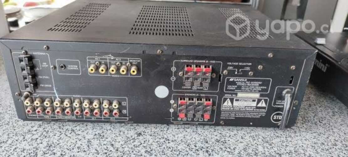 Rec. de audio Sansui, Par. JBL, ecua.Kenwood
