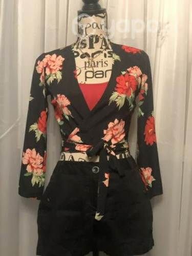 Hermoso crop marca topshop talla 34 y short T. 40