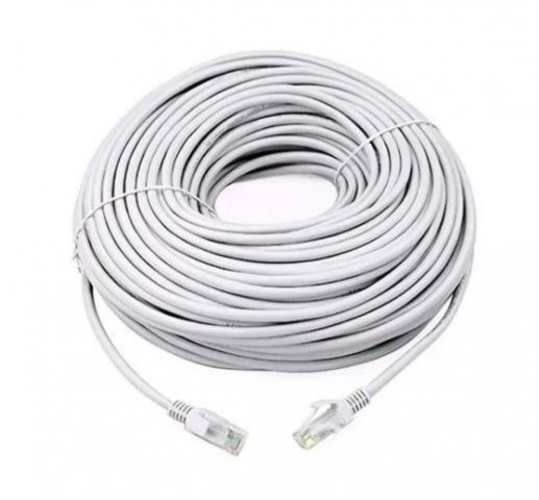 Cable De Red 50m Utp Cat6e Rj45 Categoria 5 Armado