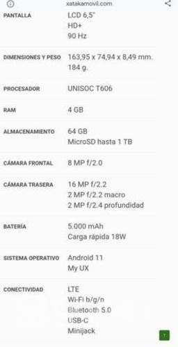 Celular motorola moto e32