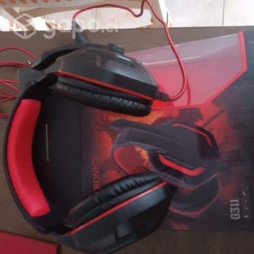 Teclado y mause audifonos gamer