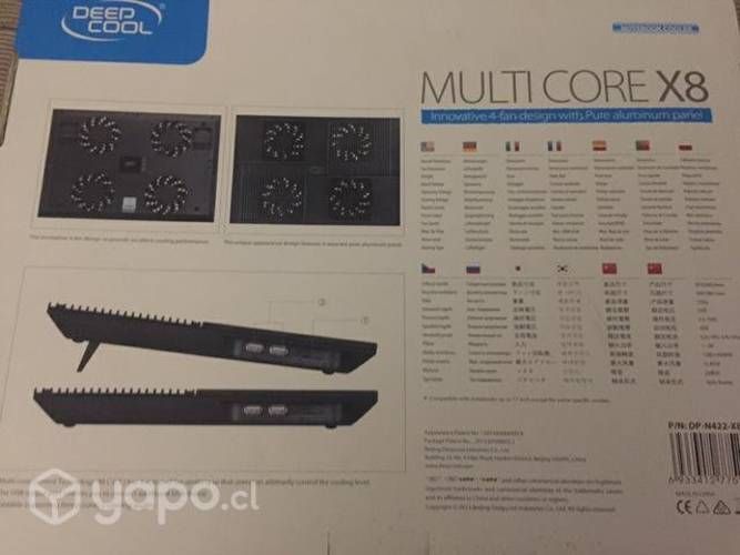 Ventilador para notebook (4 ventiladores)