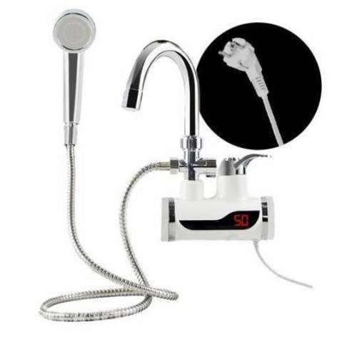 Llave Eléctrica Agua Caliente + Ducha Telefono