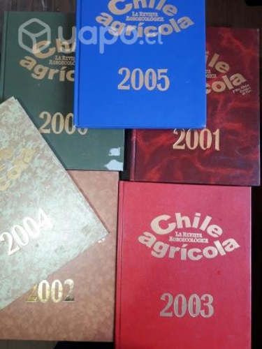 Chile agrícola / revista agroecológica / 6 tomos