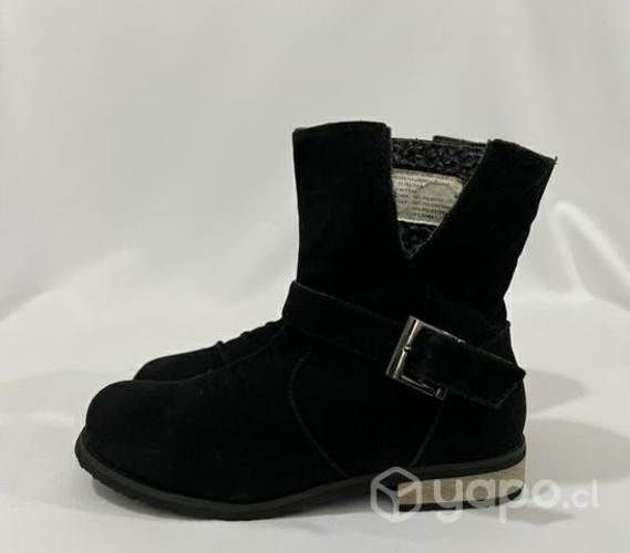 Botín 100% Tela Marca Index N*37 Negro