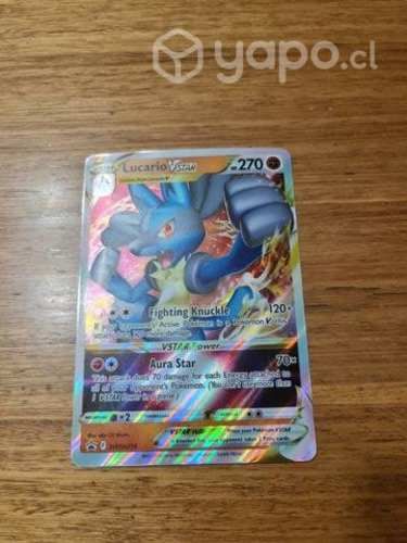 Carta pokemon lucario Vmax jumbo ingles original