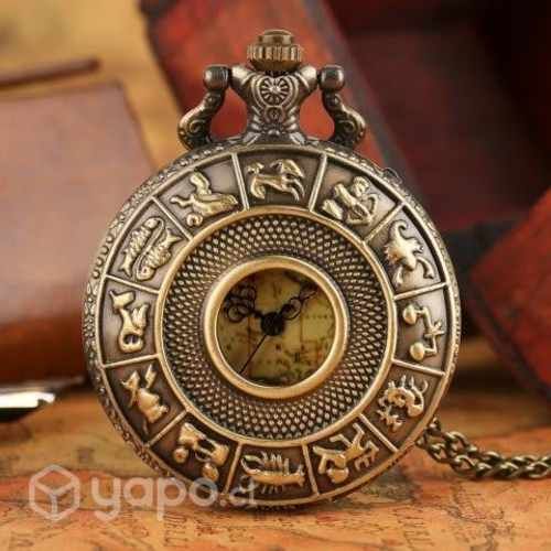 Reloj bolsillo retro metal ZODIAC MAP AM09